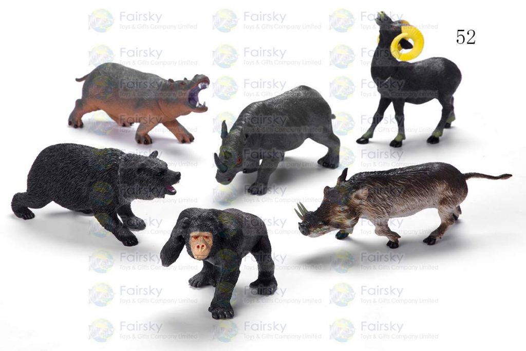 6"-8" PVC WILD ANIMALS 6 STYLES