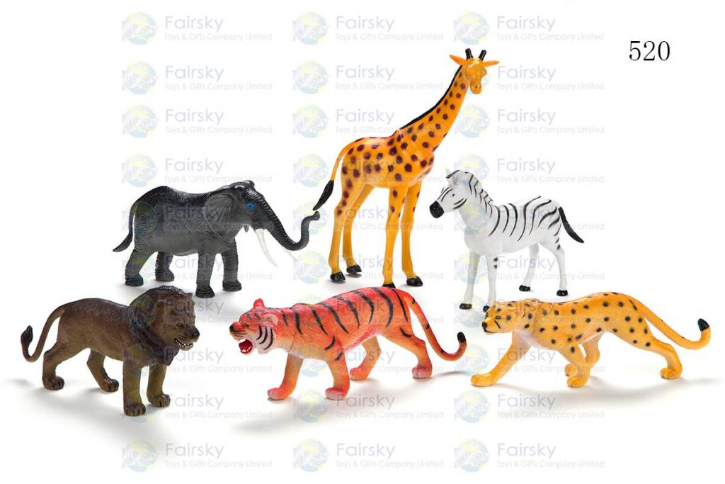 8"-10" PVC WILD ANIMALS 6 STYLES