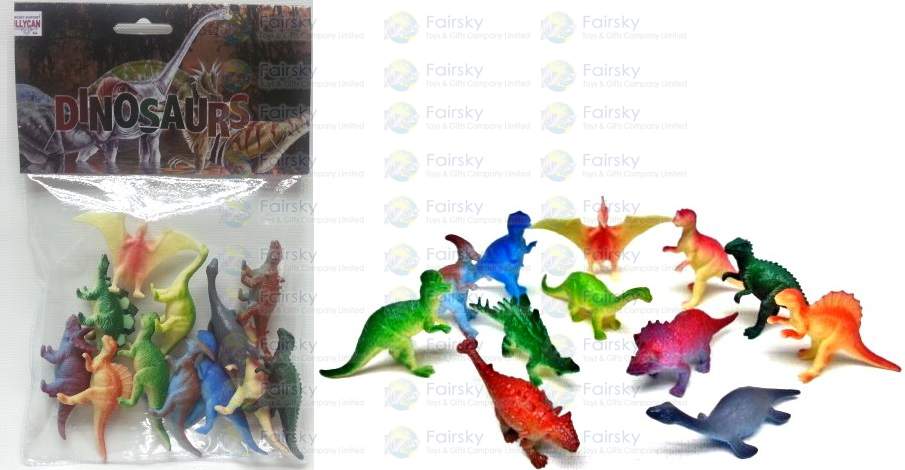 12pcs Dinosaurs Set