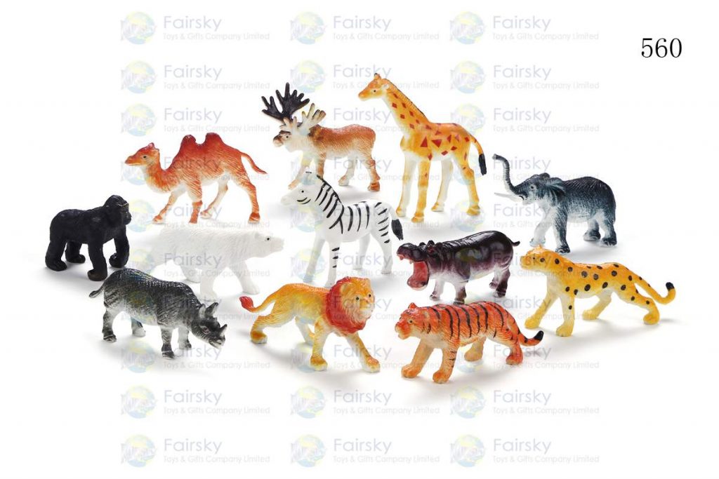 2.5" PVC WILD ANIMALS 12 STYLES