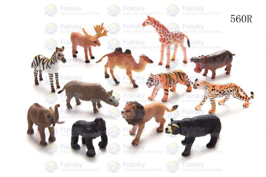 2.5" PVC WILD ANIMALS 12 STYLES