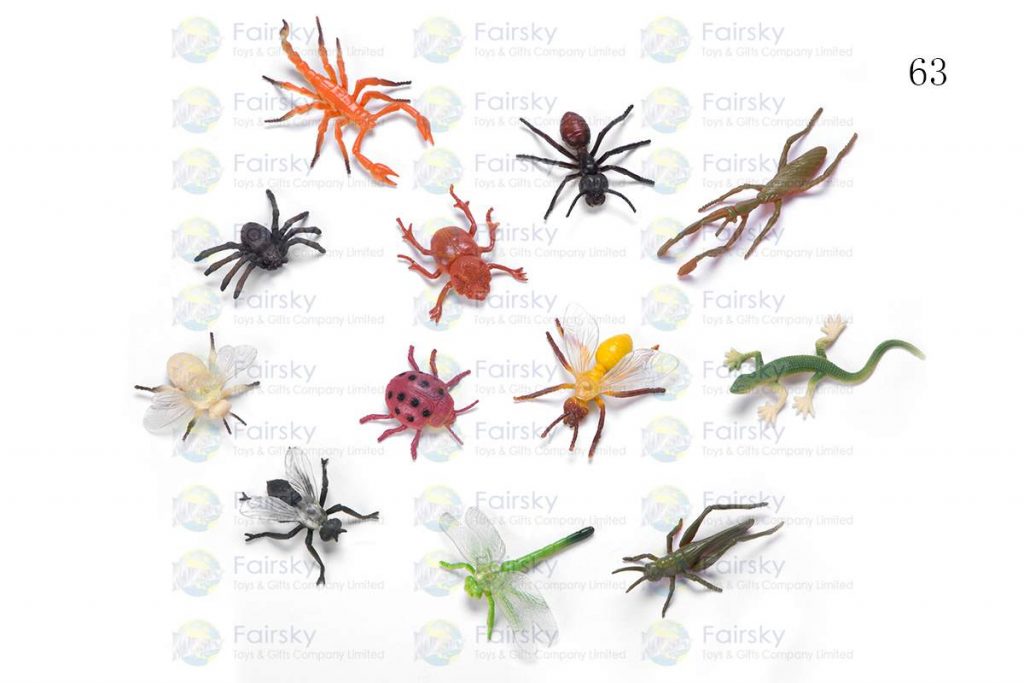 1"-3" PVC WILD THING INSECTS 12 STYLES