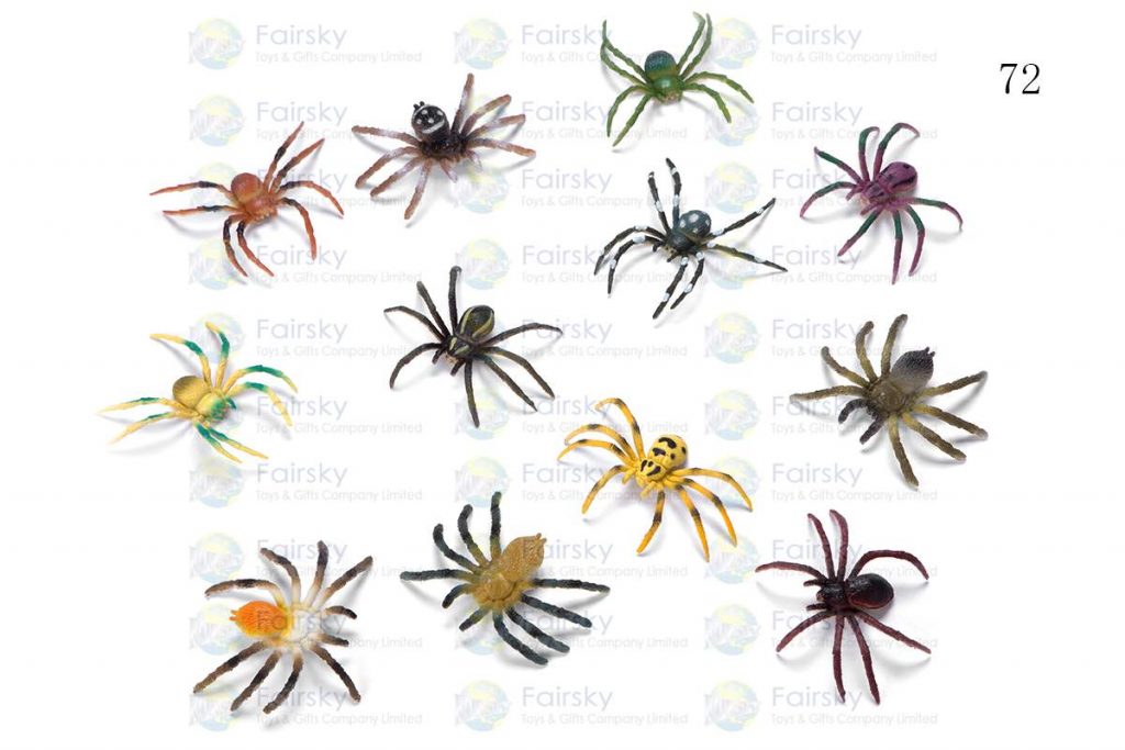 3"-4" PVC SPIDER 3 STYLES, 12 COLORS