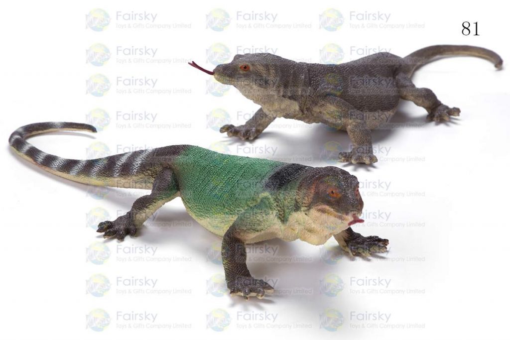21" PVC SQUEAKING LIZARD 1 STYLE, 2 COLORS