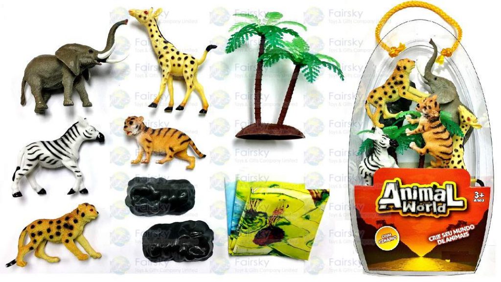 Set of 9pcs Wild with accessories