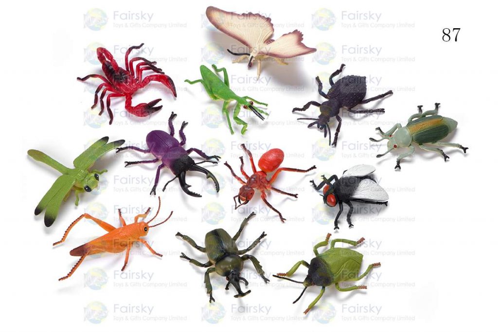 3.5"-8.5" PVC AUTHENTIC INSECTS 12 STYLES