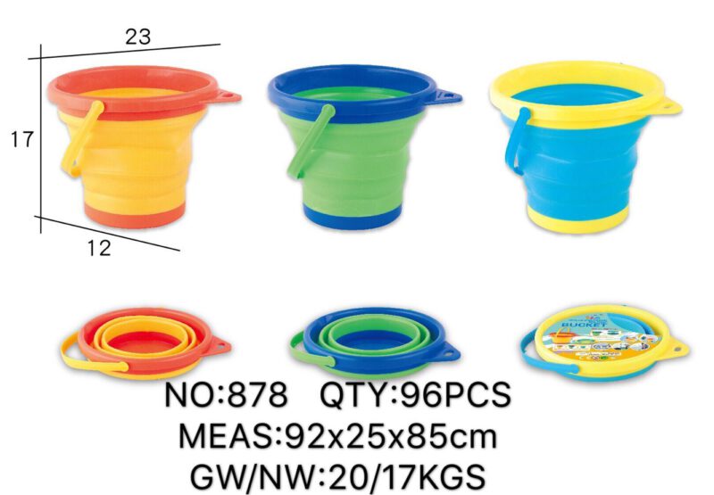 Multi Functional Folding Round Bucket