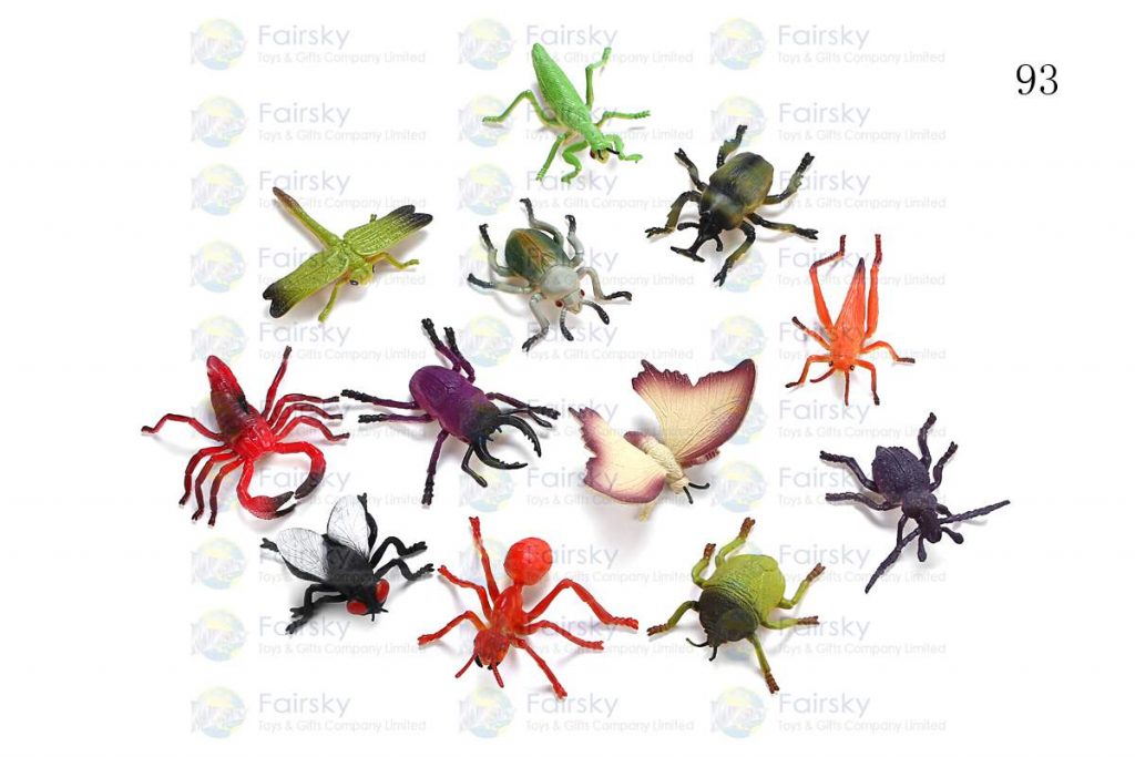 3.25"-5" PVC AUTHENTIC INSECTS 12 STYLES