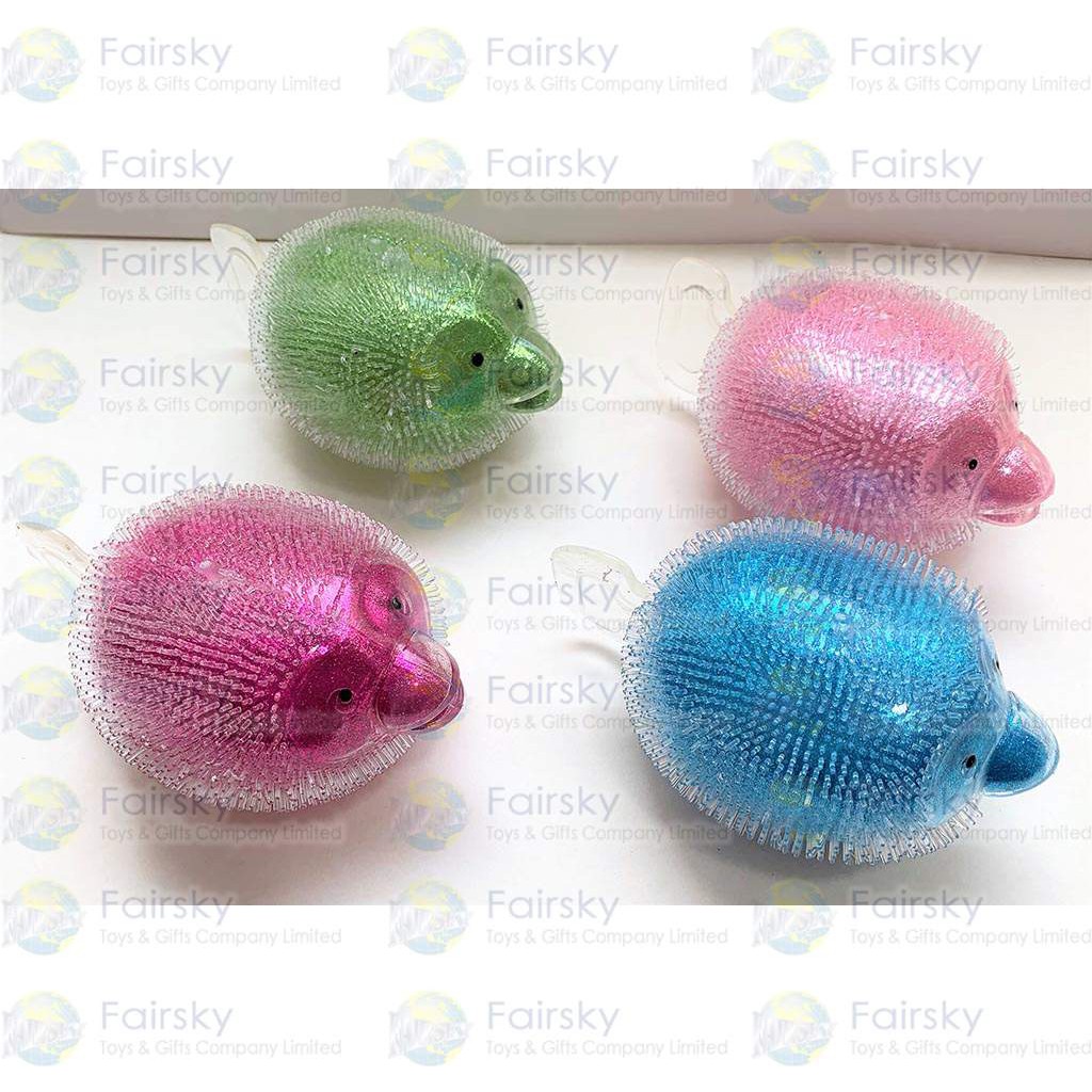 Air Glitter Animal in Puffer Fish Design