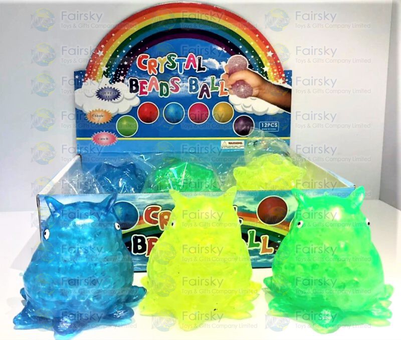 TPR Squeeze Water Beads Owl