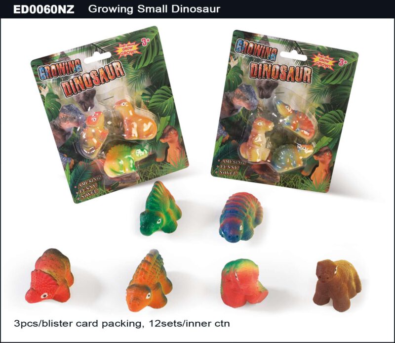 Set of 3pcs Small Grow Dinosaurs