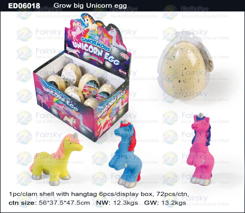 Grow Big Unicorn Egg