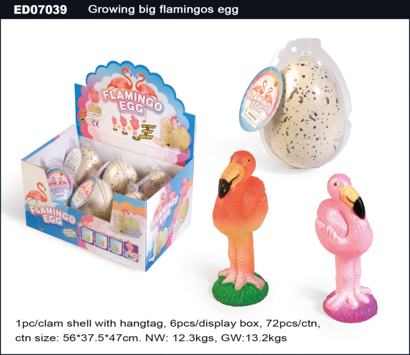 Grow Big Flamingo Egg - Egg Shell with Spot