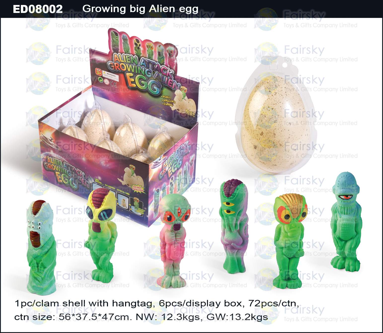 Grow Big Alien Egg - Fairsky Toys and Gifts Company Limited