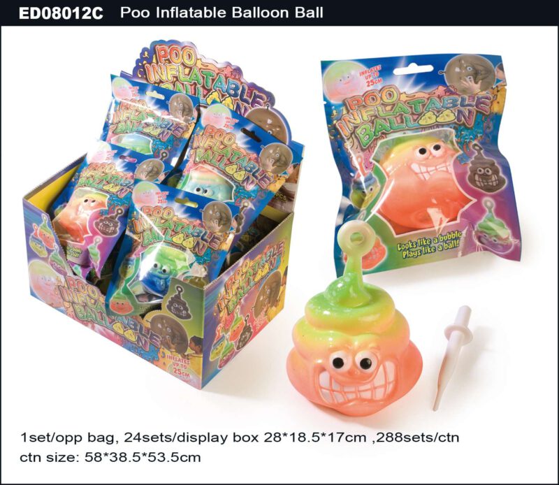 Poo Inflatable Balloon Ball