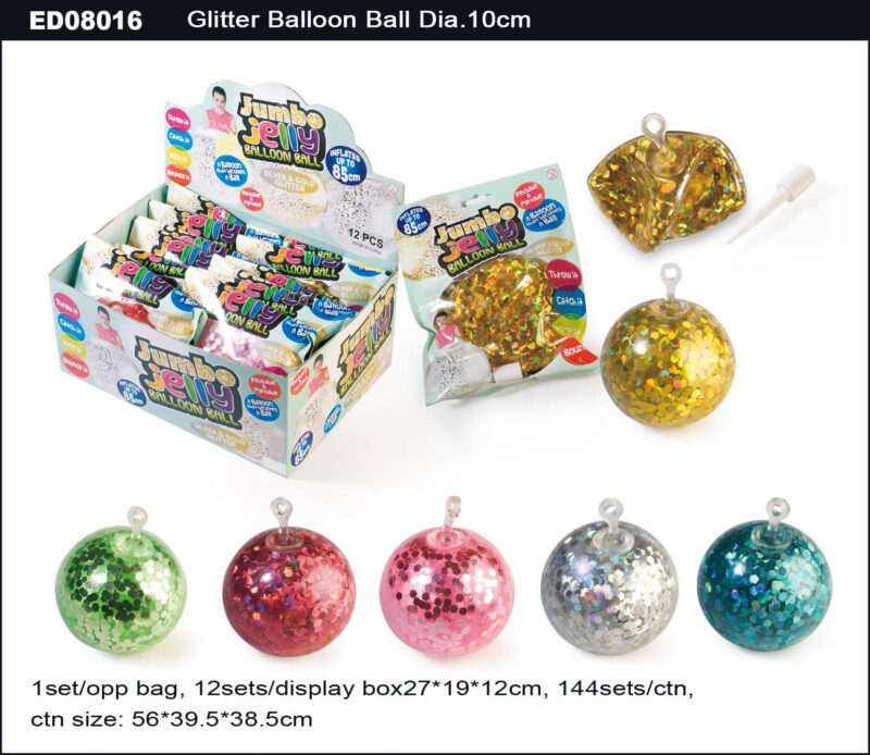 Dia. 10cm Glitter Balloon Ball