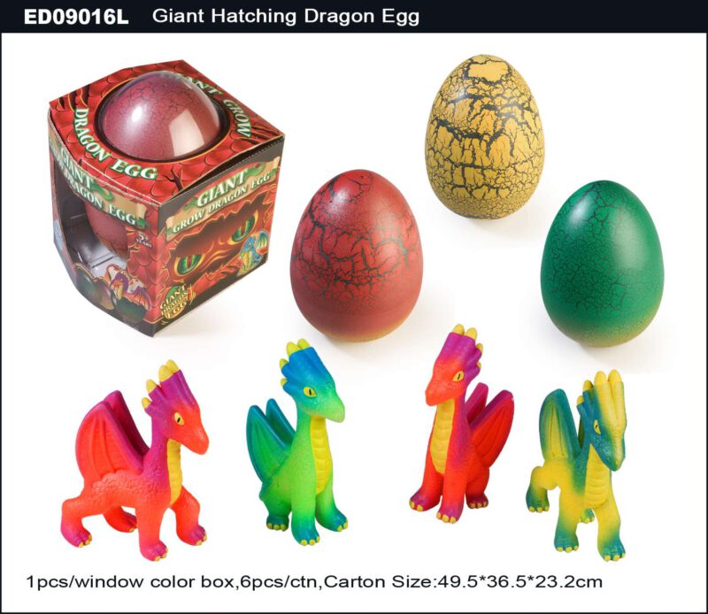 20cm Giant Hatching Dragon Egg (Neon Color) - Crack Egg Shell