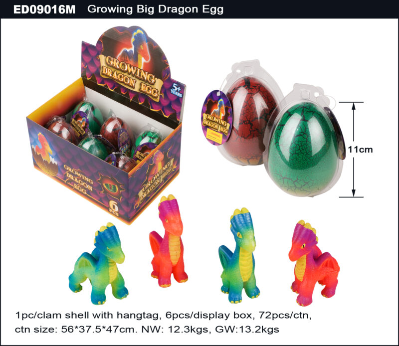 Grow Big Dragon Egg - Single Color Crack Egg Shell