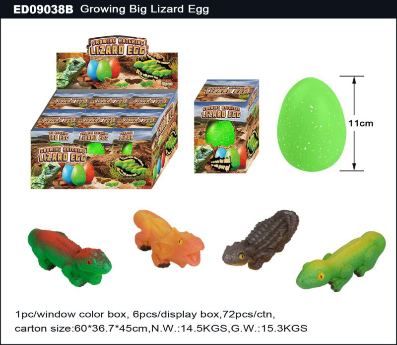 Grow Big Lizard Egg - Single Color Egg Shell