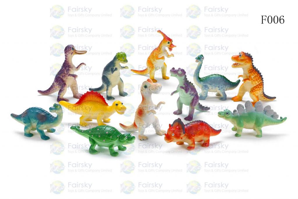 4"-5" PVC FUNNY DINOSAURS 12 STYLES