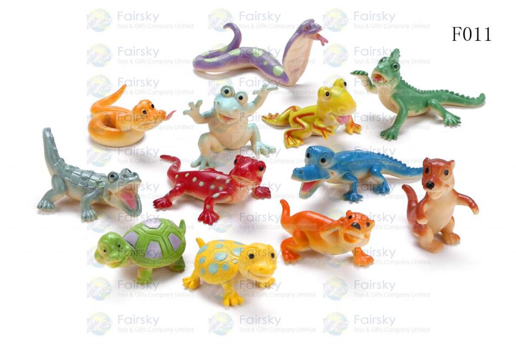 2"-3" PVC FUNNY REPTILES 12 STYLES