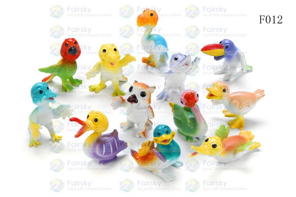 2"-3" PVC FUNNY BIRDS 12 STYLES