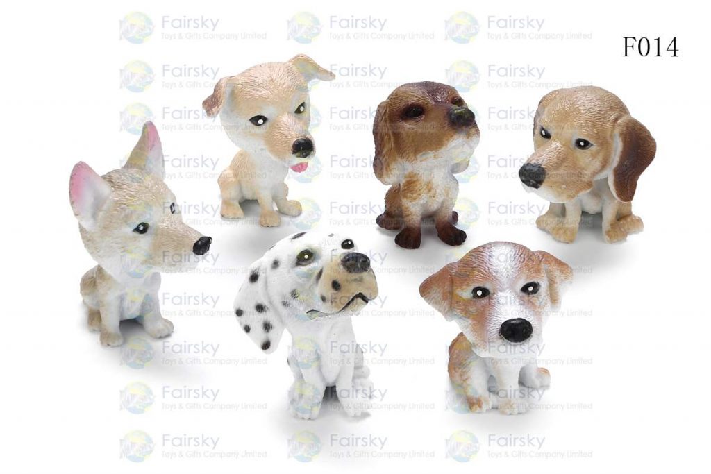 1.5" PVC FUNNY DOGS 6 STYLES