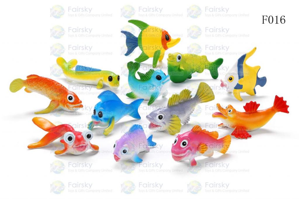3" PVC FUNNY FISH 12 STYLES