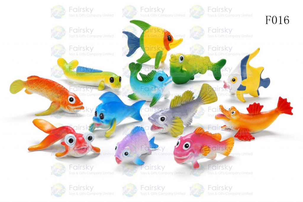 3" PVC FUNNY FISH 12 STYLES