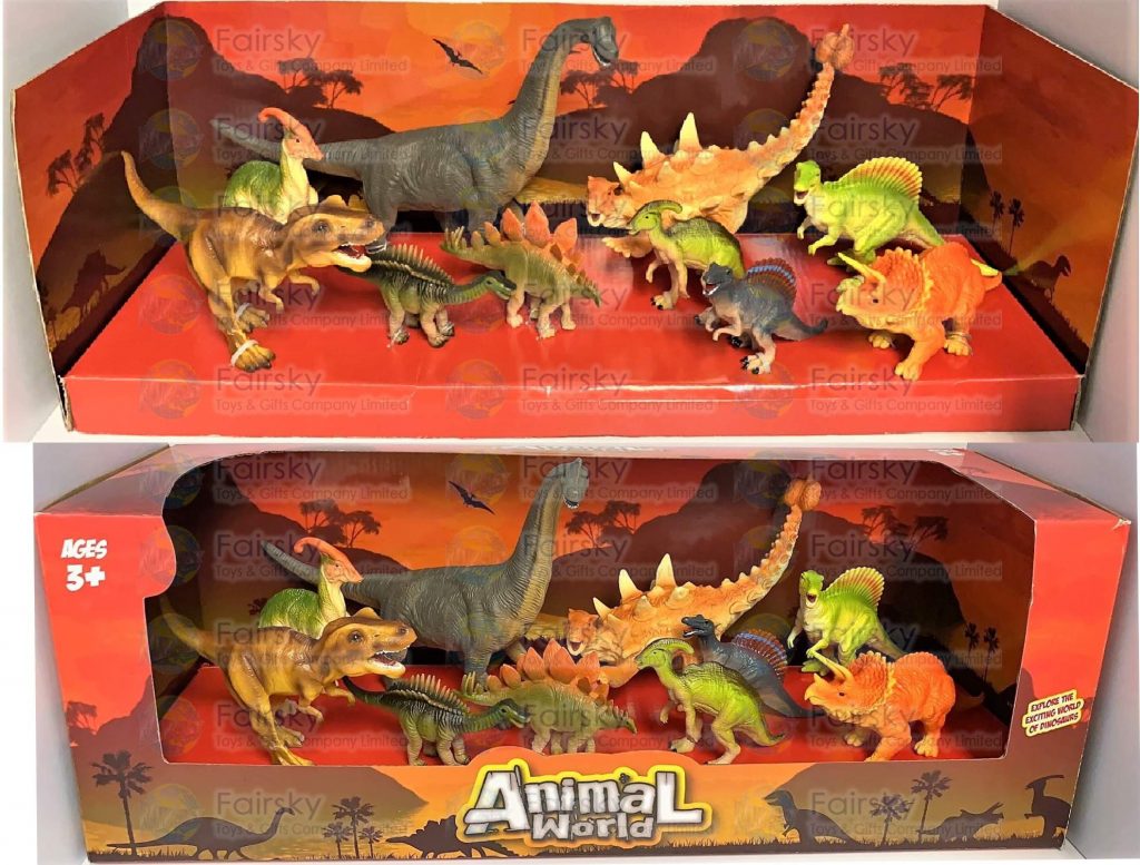 10pcs Dinosaurs Set