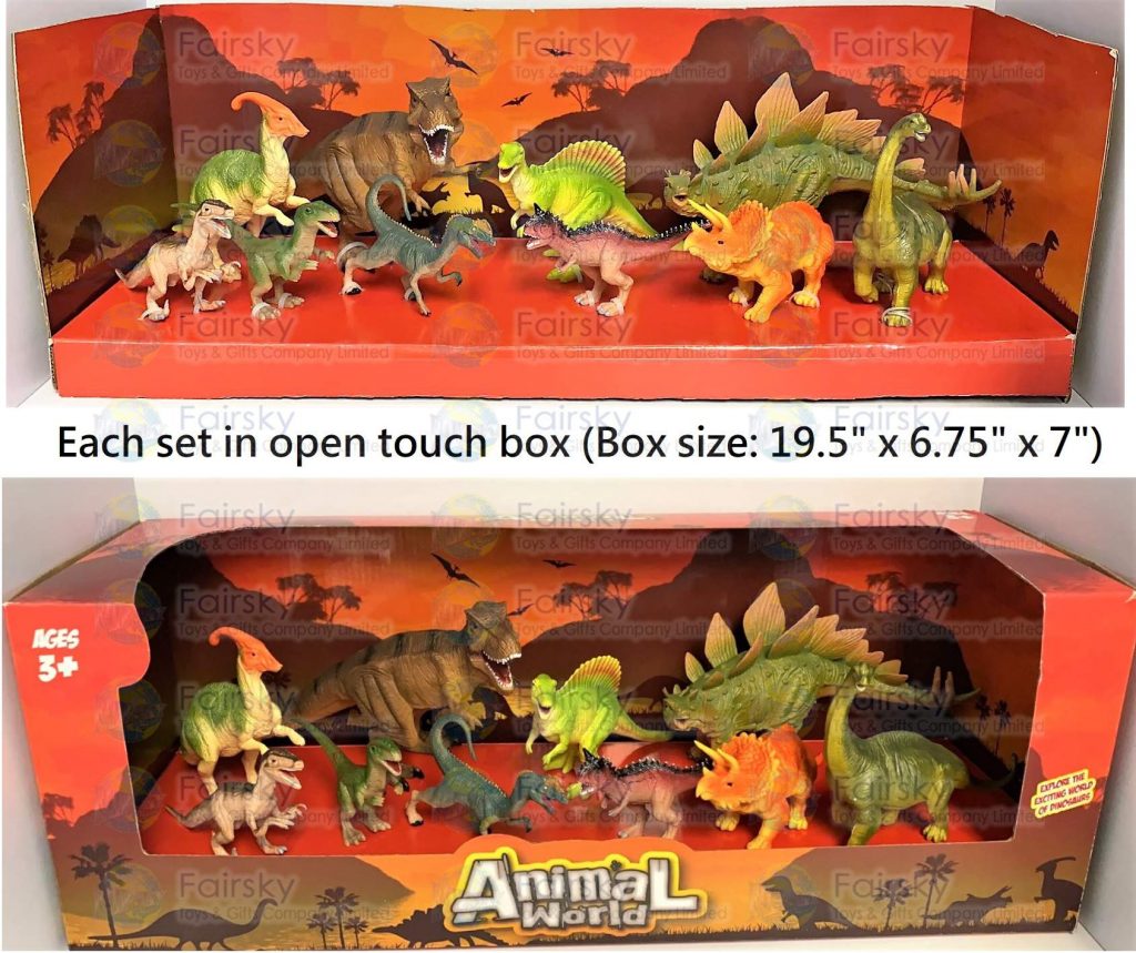 10pcs Dinosaurs Set