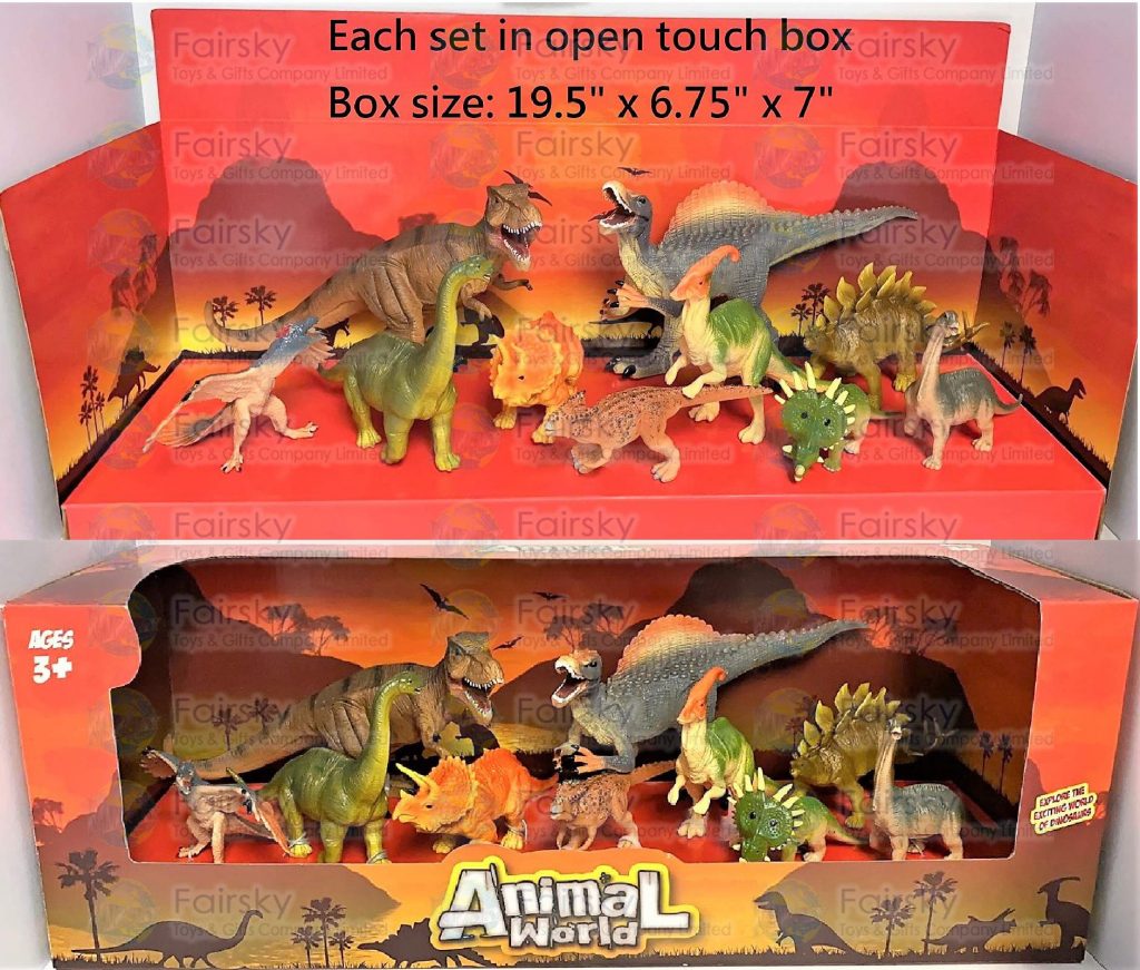10pcs Dinosaurs Set