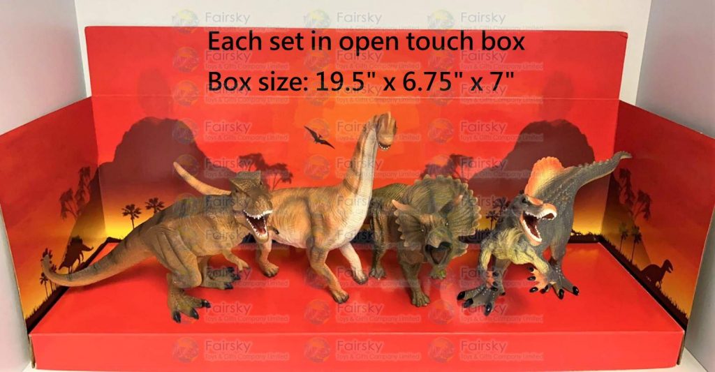 4pcs Dinosaurs Set