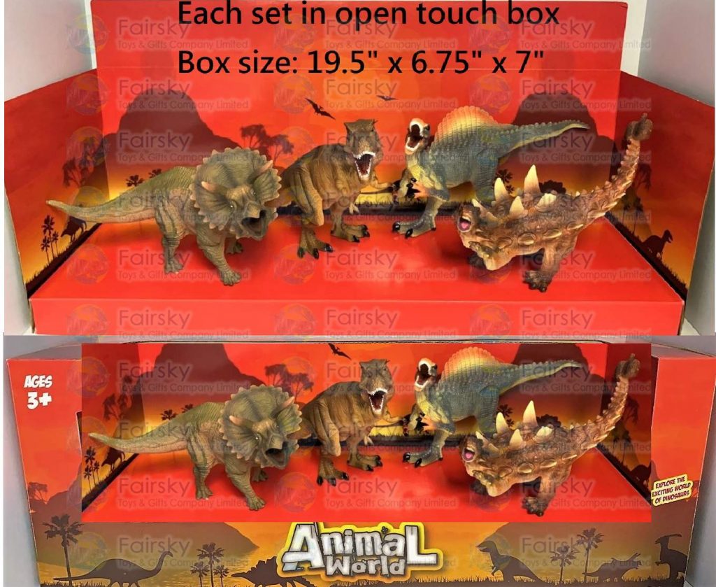 4pcs Dinosaurs Set