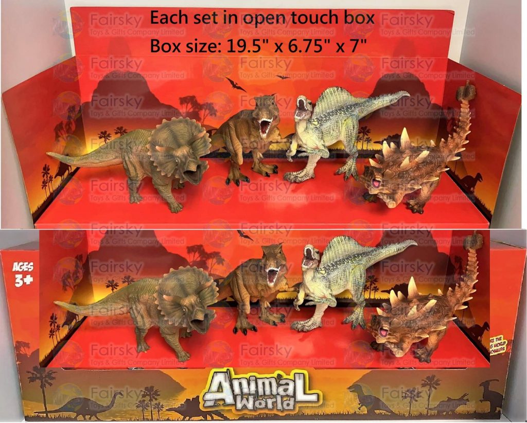 4pcs Dinosaurs Set
