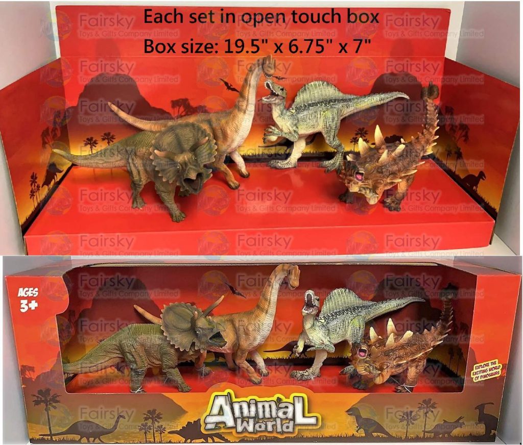 4pcs Dinosaurs Set