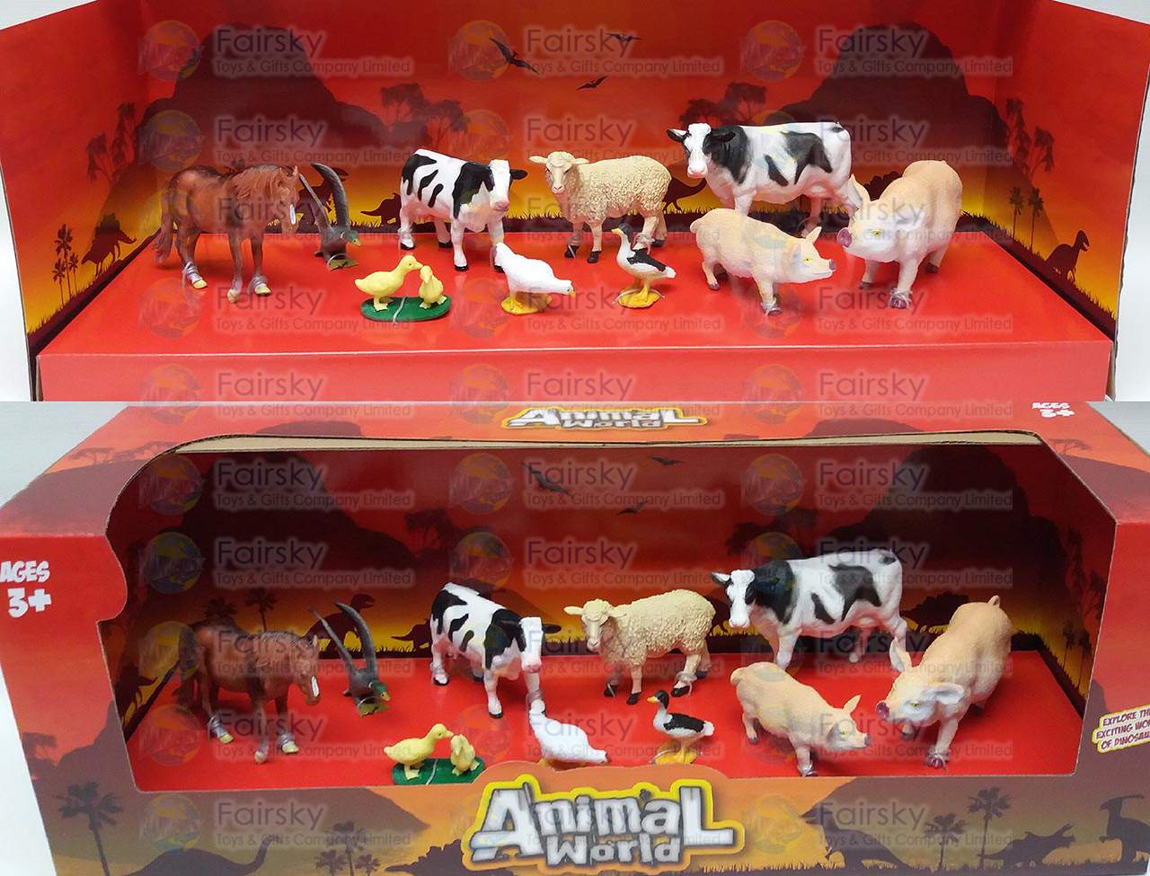 10pcs Farm Animals Set – Fairsky Toys and Gifts Company Limited