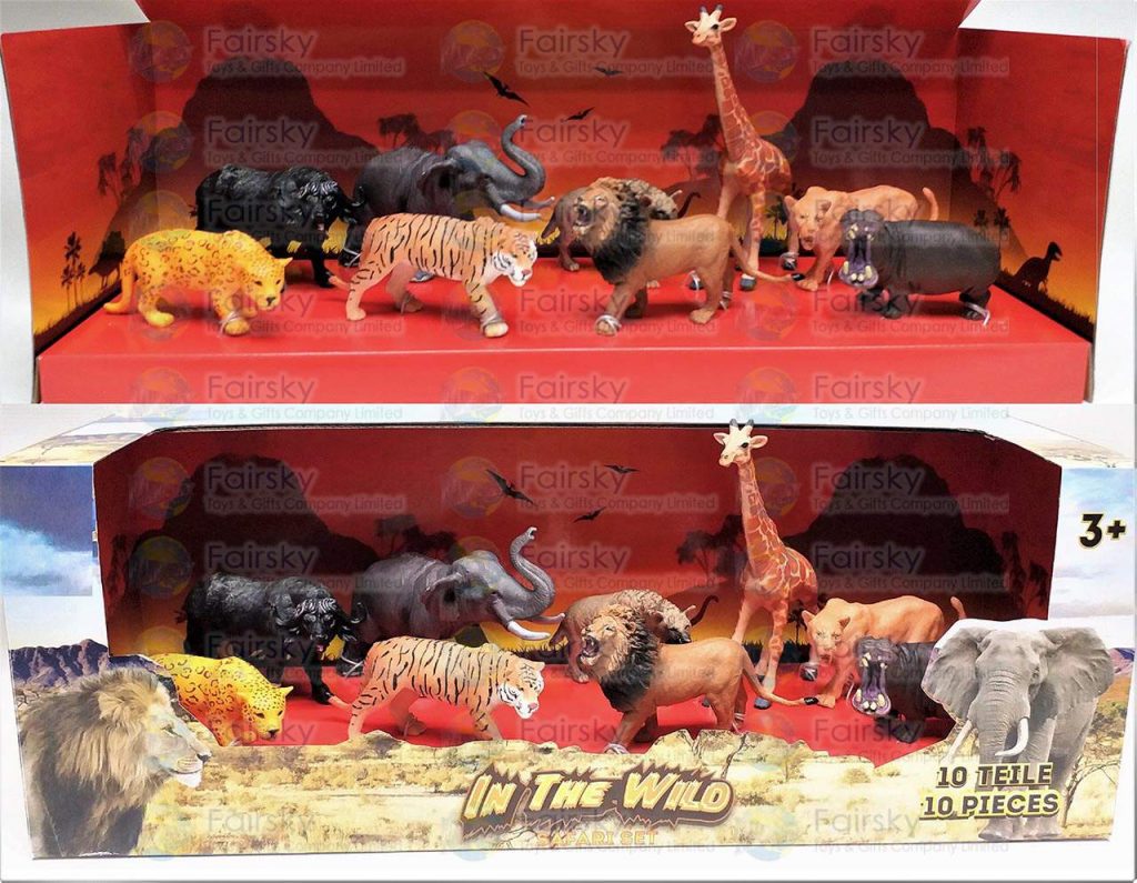 9pcs Wild Animals Set