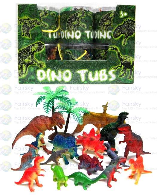 Set of 17pcs Dinosaurs with Tree