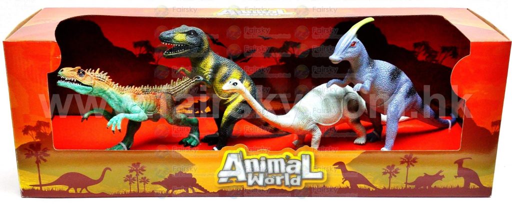 Set of 4pcs Dinosaurs