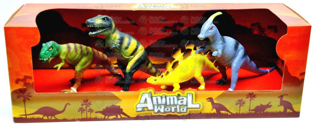 Set of 4pcs Dinosaurs