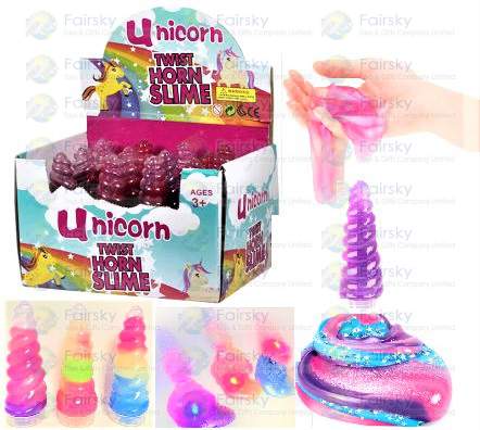 Unicorn horn slime with light