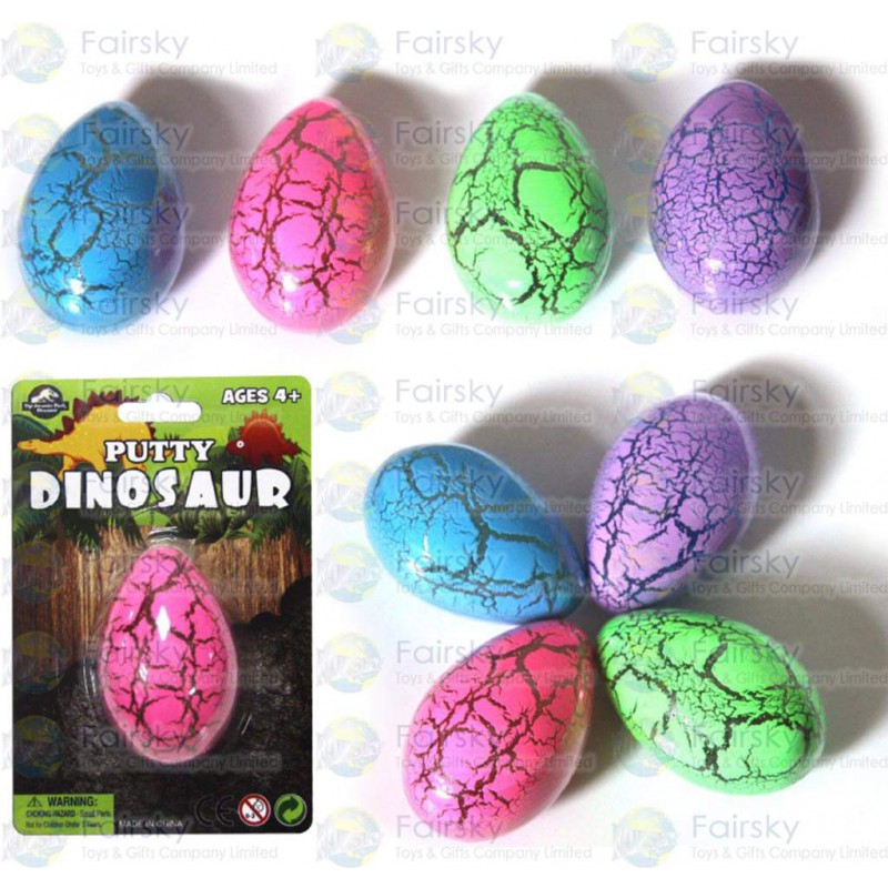 Dinosaur egg putty