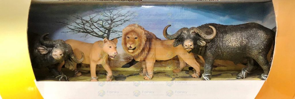 4pcs Wild Animals Set