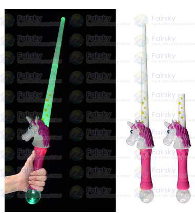 LED Expandable Unicorn Sword, 3 Functions