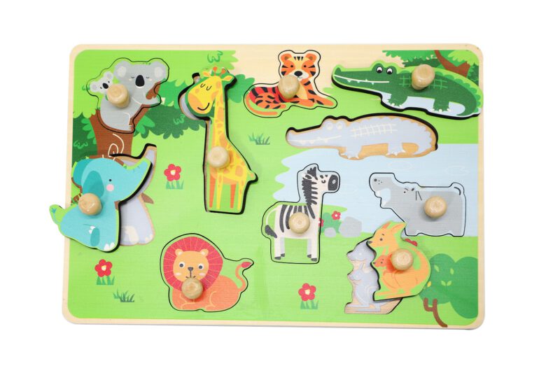 Zoo Animal Peg Puzzle