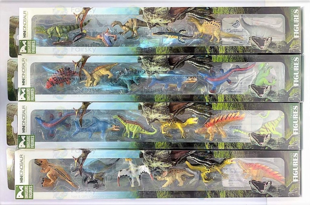 Set of 6pcs Small Dinosaurs
