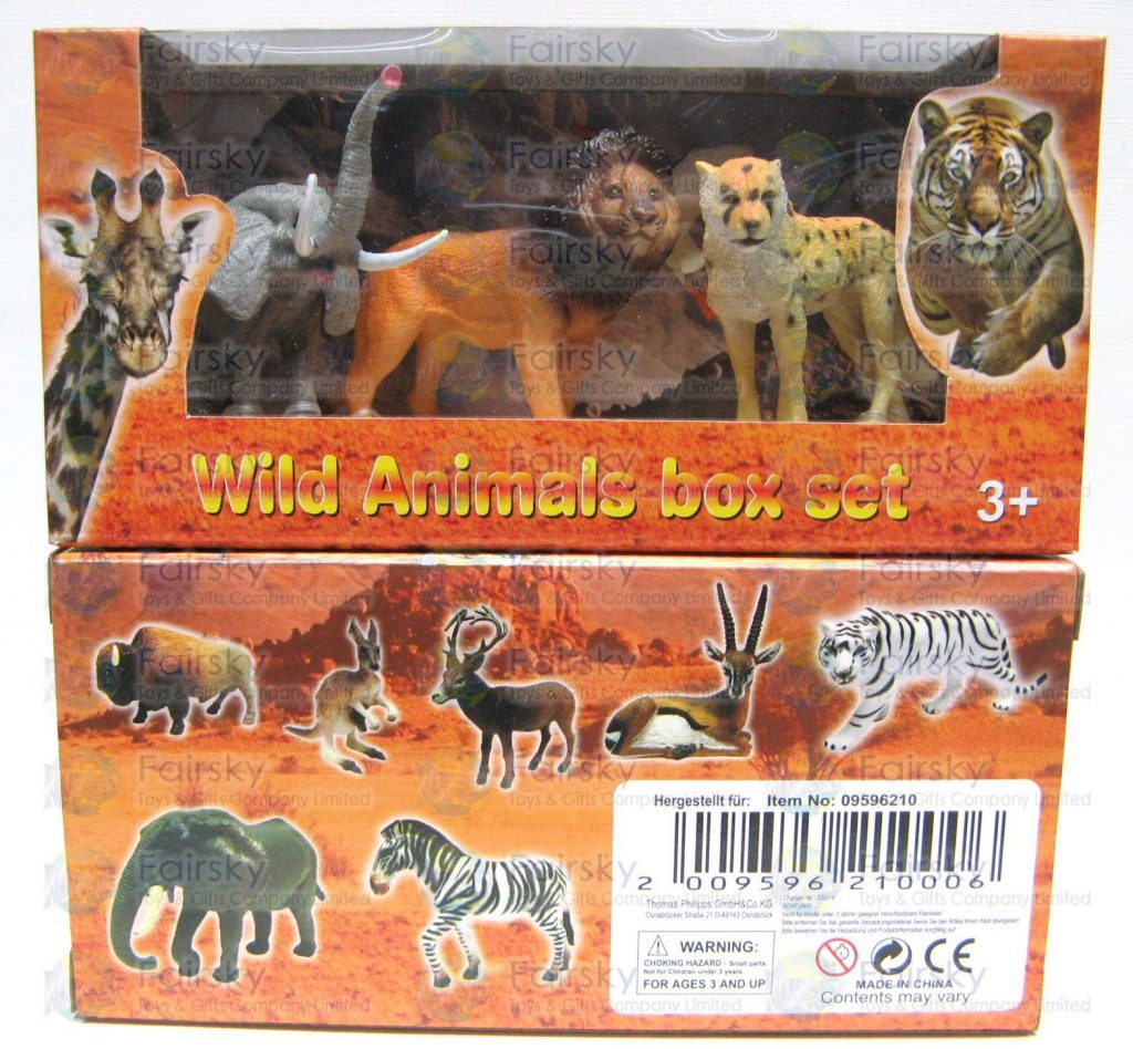 Set of 4pcs Wild Animals