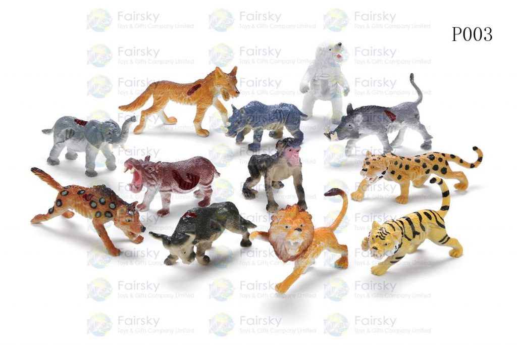 PVC WILD ANIMALS 12 STYLES