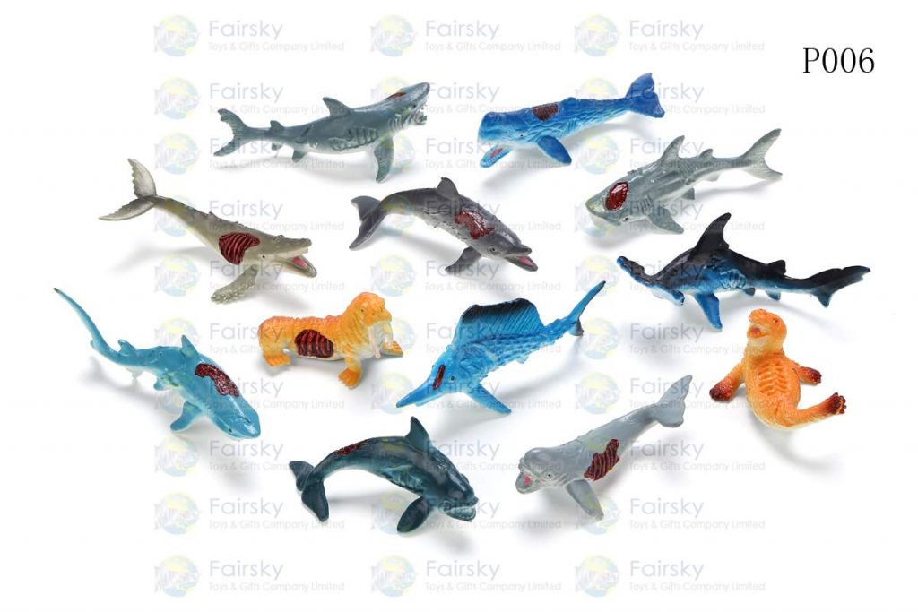 PVC OCEAN ANIMALS 12 STYLES